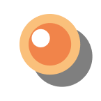 Orange Thumb Tack